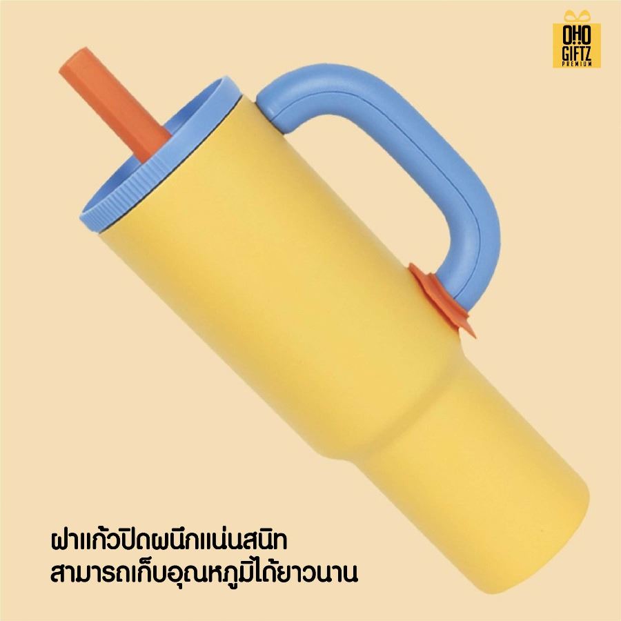 แก้วสแตนเลส Big Size สกรีนโลโก้ ทำเป็นของพรีเมี่ยมได้