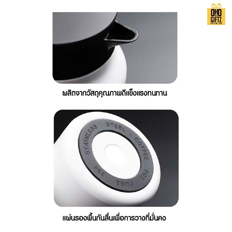 กาสแตนเลสเก็บความร้อน สกรีนโลโก้ ทำเป็นของพรีเมี่ยมได้