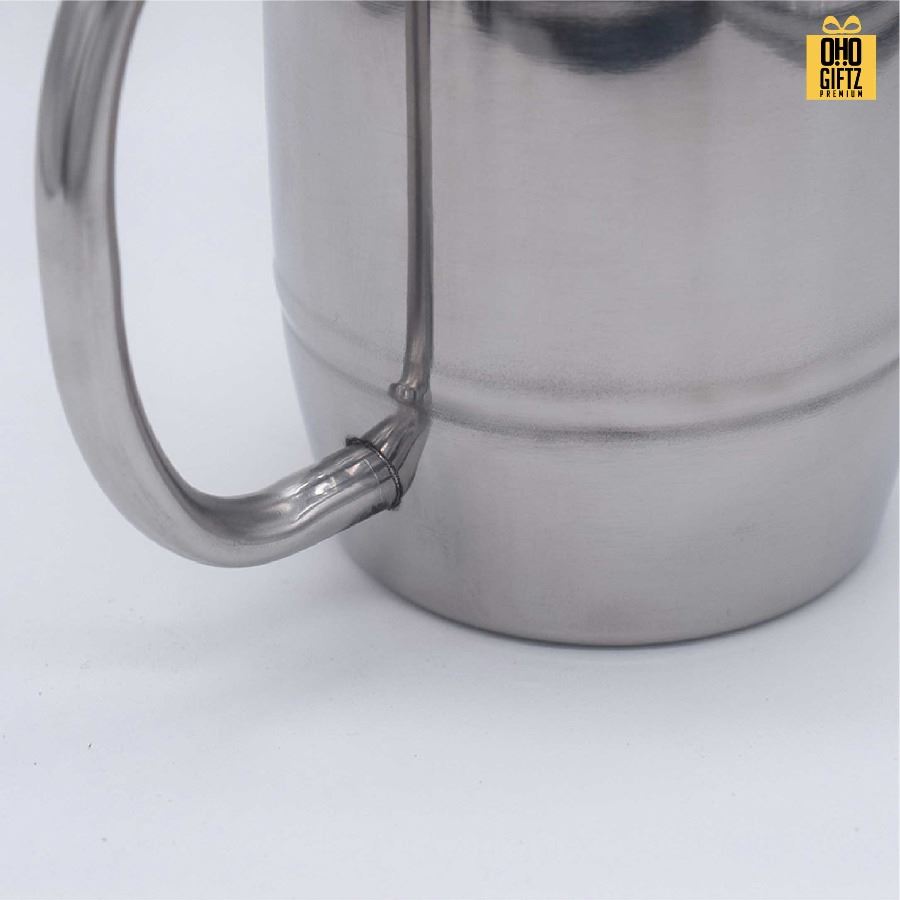 แก้วเบียร์สแตนเลส สกรีนโลโก้ ทำเป็นของพรีเมี่ยมได้