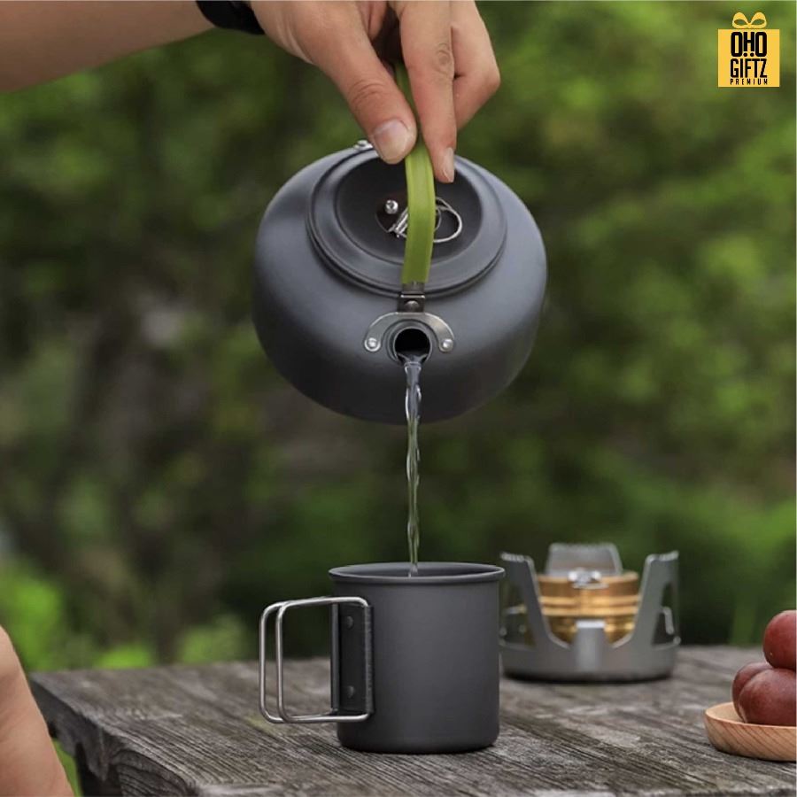 ถ้วยอลูมิเนียมตั้งแคมป์ สกรีนโลโก้ ทำเป็นของพรีเมี่ยมได้