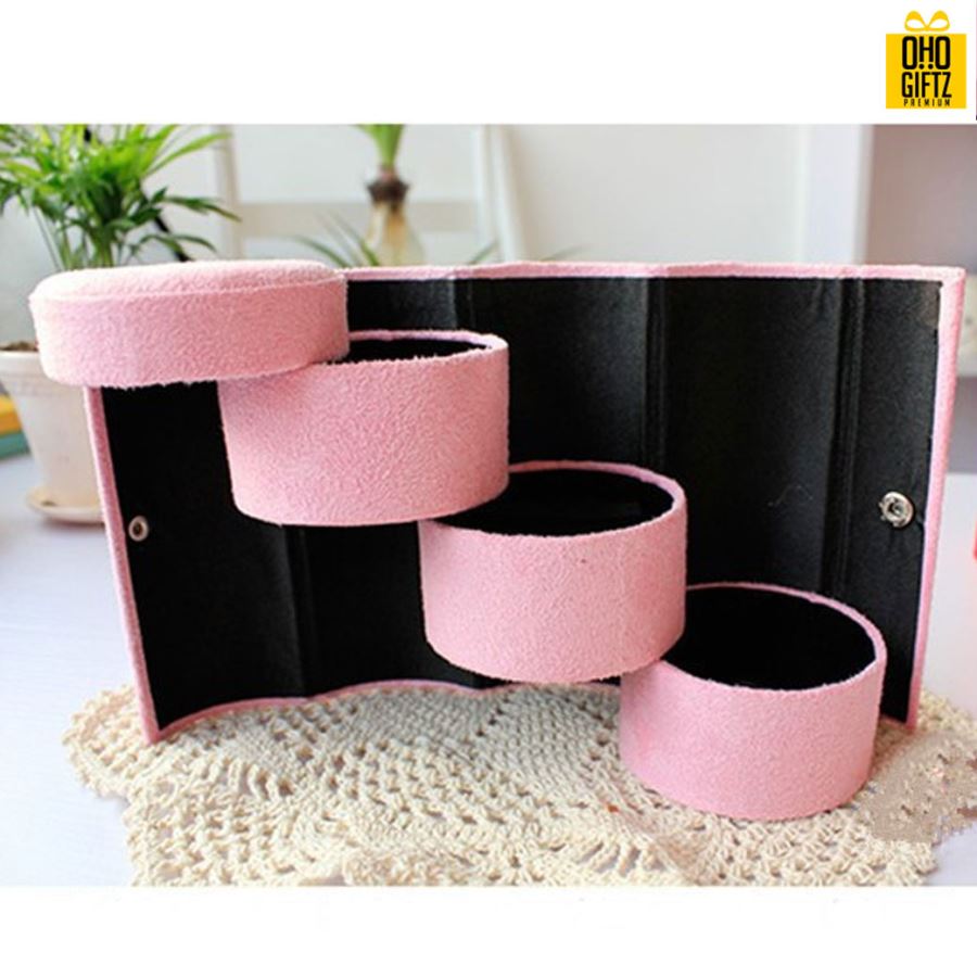 กล่องใส่เครื่องประดับขนาดพกพา สกรีนโลโก้ ทำเป็นของพรีเมี่ยม