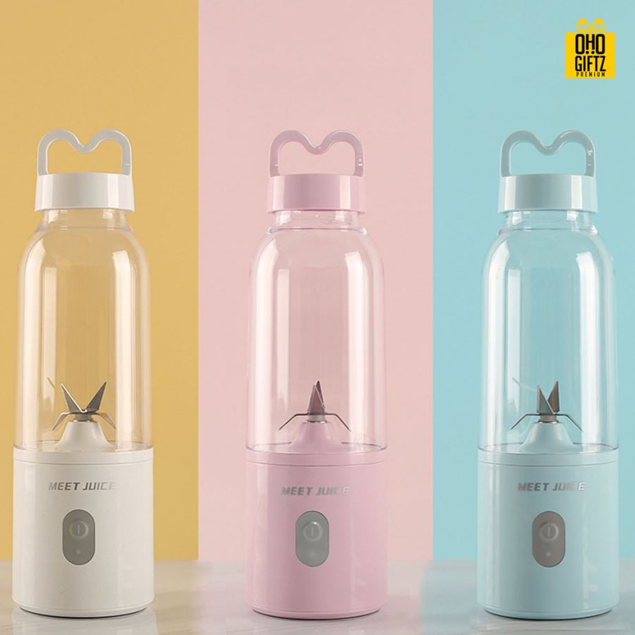 แก้วปั่นทรงสูงสีพาสเทล สกรีนชื่อ สกรีนโลโก้ ทำเป็นของพรีเมี่ยมได้