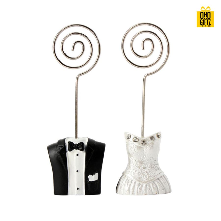 ที่หนีบบัตรบ่าวสาว ทำเป็นของพรีเมี่ยม ของชำร่วยงานเเต่งงานได้