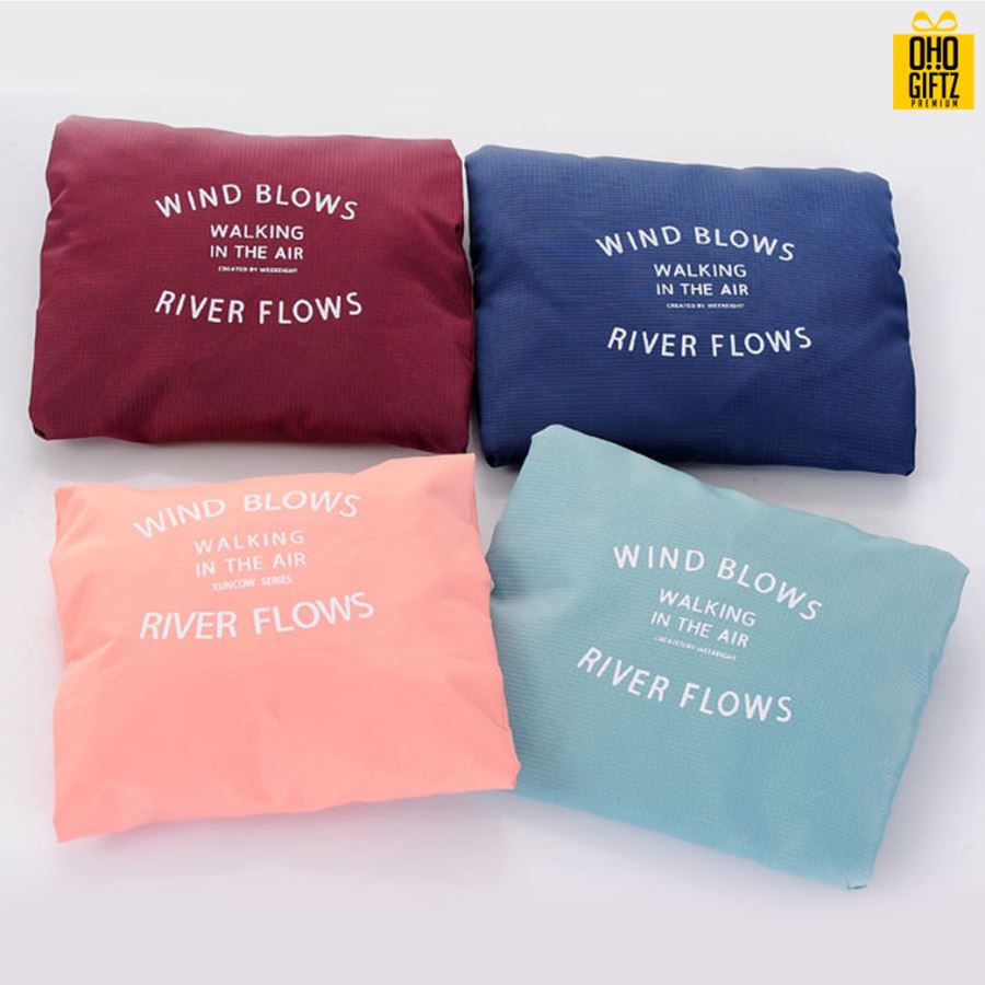 กระเป๋าเดินทางพับเก็บได้ สามารถสกรีนชื่อ, โลโก้ ทำเป็นของพรีเมี่ยม