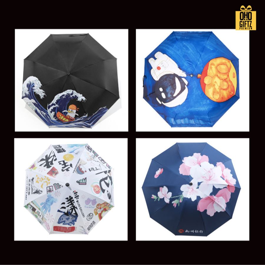 ร่มสกรีนเต็มรอบ รับผลิตดีไซน์ตามต้องการ ไม่จำกัดสี  ทำเป็นสินค้าพรีเมี่ยมได้ 