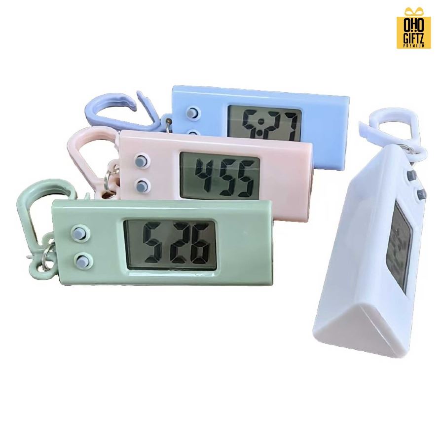 พวงกุญแจนาฬิกาพกพา สกรีนโลโก้ ทำเป็นของพรีเมี่ยม ของชำร่วยได้