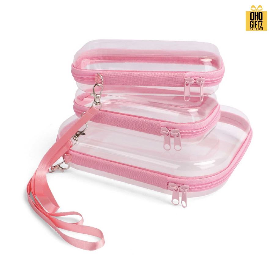 กระเป๋าพลาสติก มีสายคล้องมือ สกรีนชื่อ สกรีนโลโก้ ทำเป็นของพรีเมี่ยมได้