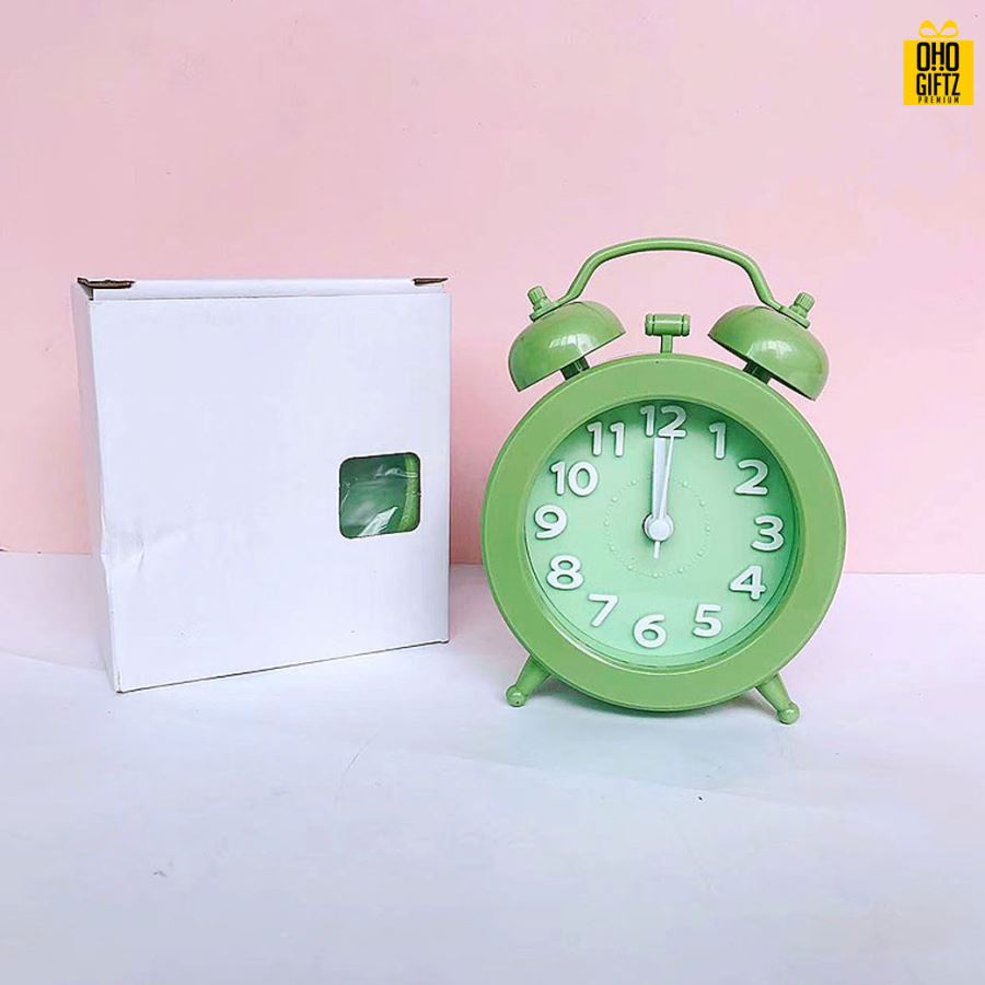 นาฬิกาปลุกแบบตั้งโต๊ะ สกรีนชื่อ สกรีนโลโก้ ทำเป็นของพรีเมี่ยมได้ 