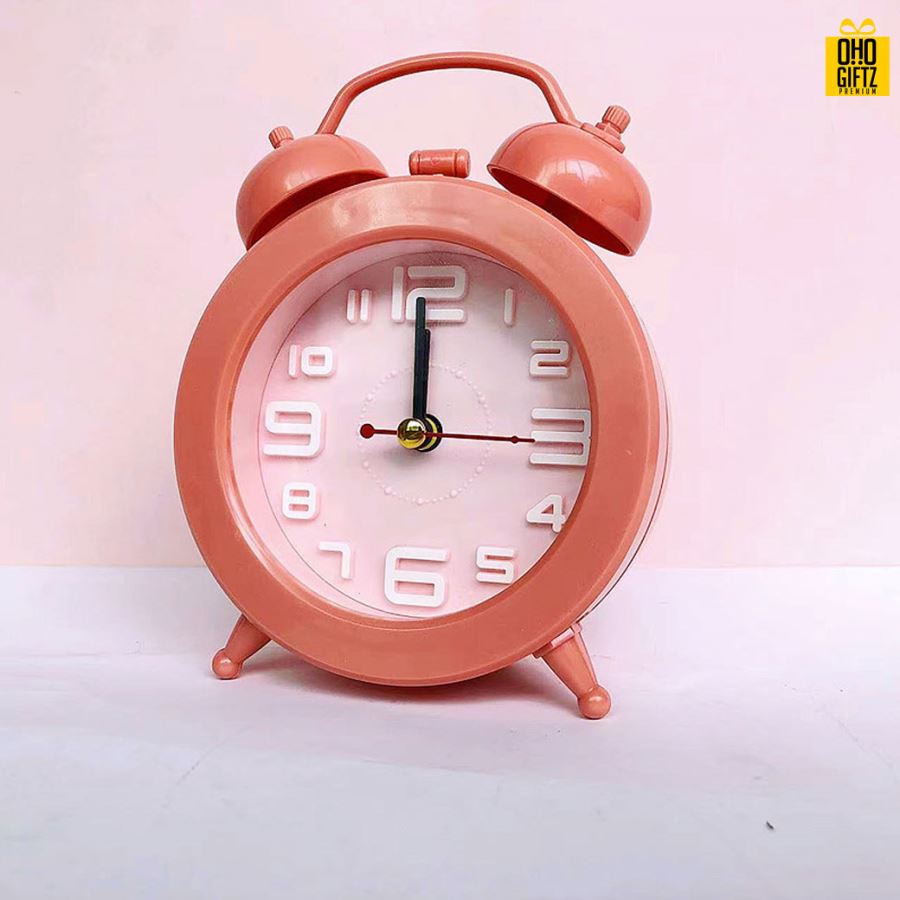 นาฬิกาปลุกแบบตั้งโต๊ะ สกรีนชื่อ สกรีนโลโก้ ทำเป็นของพรีเมี่ยมได้ 