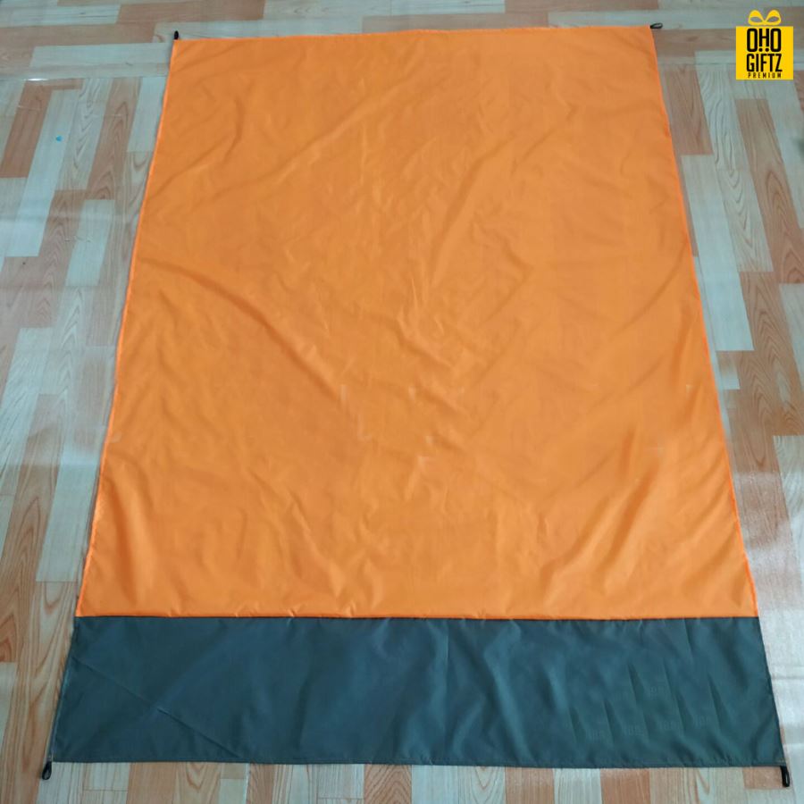 ผ้าปูชายหาดพับเก็บได้ สกรีนโลโก้ ทำเป็นของพรีเมี่ยม