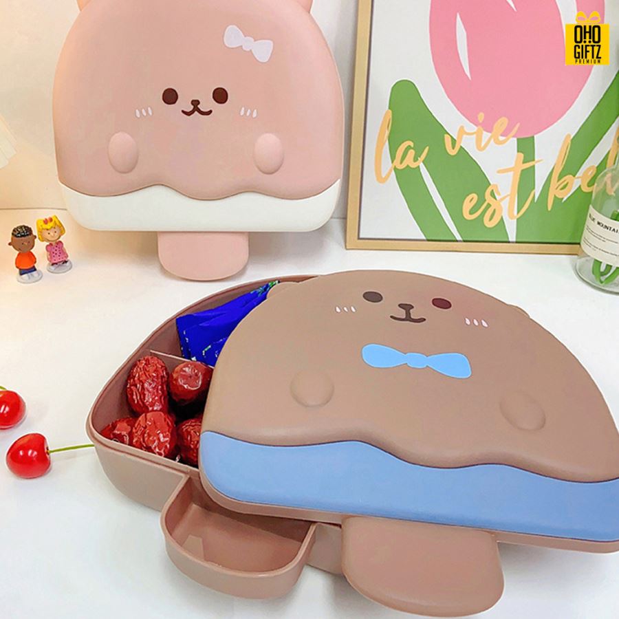 กล่องเก็บของทรงไอศกรีม กรีนโลโก้ ทำเป็นของพรีเมี่ยม 