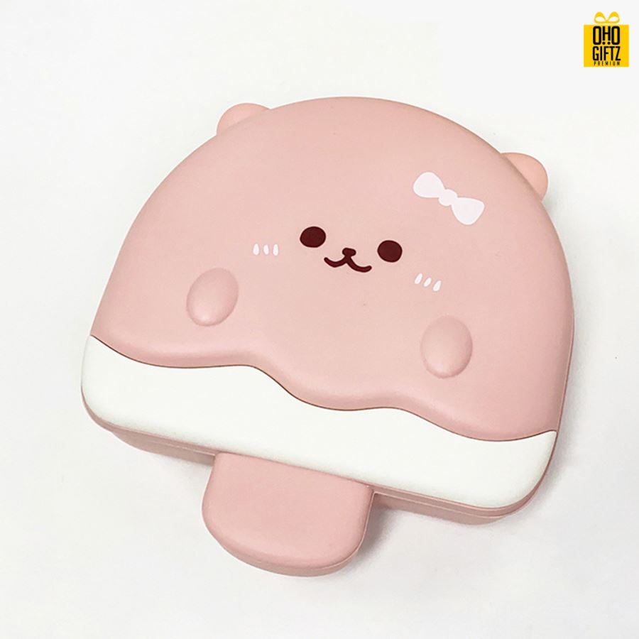 กล่องเก็บของทรงไอศกรีม กรีนโลโก้ ทำเป็นของพรีเมี่ยม 