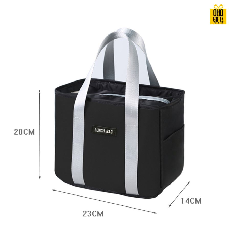 กระเป๋าใส่กล่องข้าว สกรีนโลโก้  ทำเป็นของพรีเมี่ยม