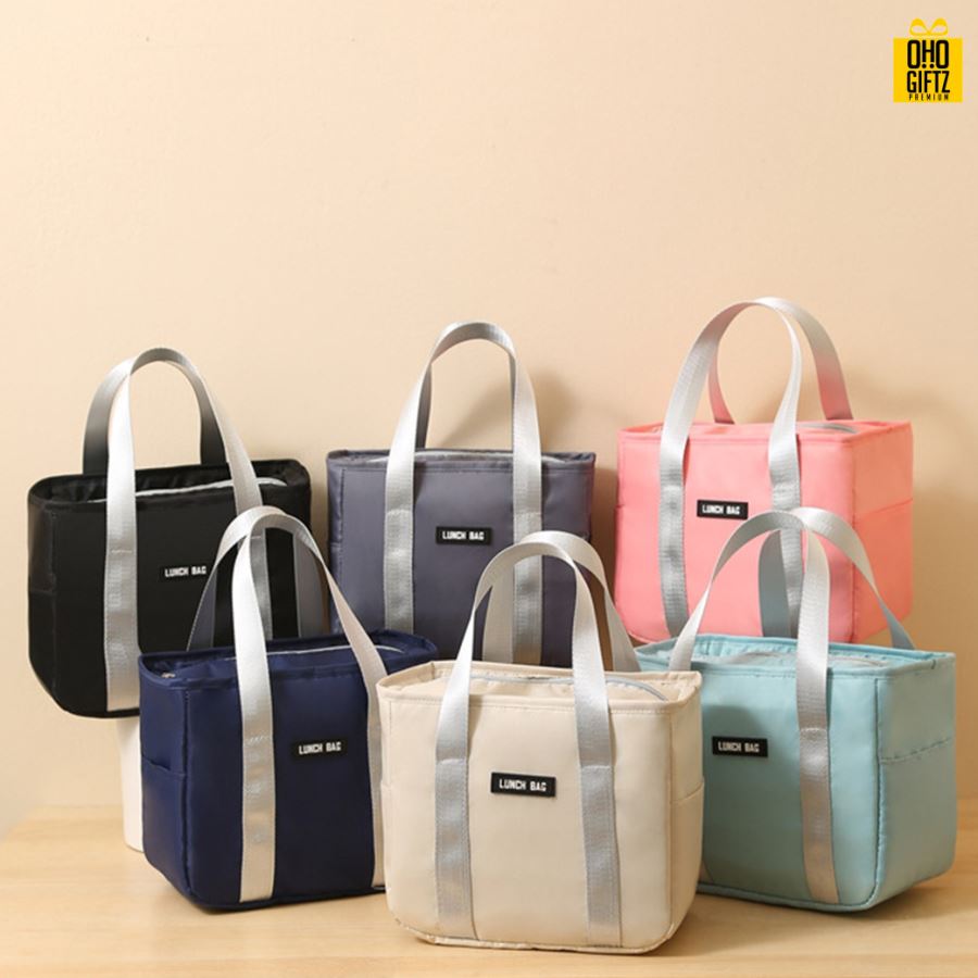 กระเป๋าใส่กล่องข้าว สกรีนโลโก้  ทำเป็นของพรีเมี่ยม