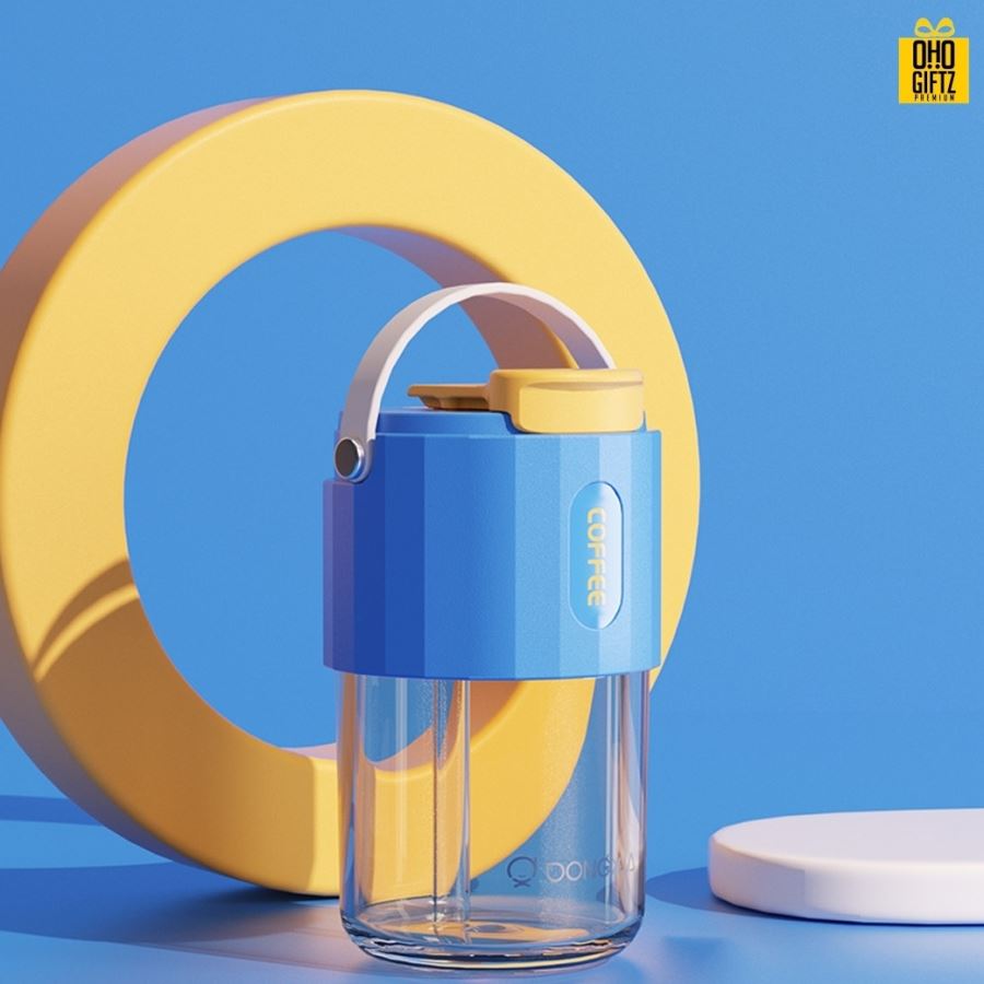 แก้วกาแฟแบบพกพา สกรีนชื่อ สกรีนโลโก้ฟรี  ทำเป็นของพรีเมี่ยมได้