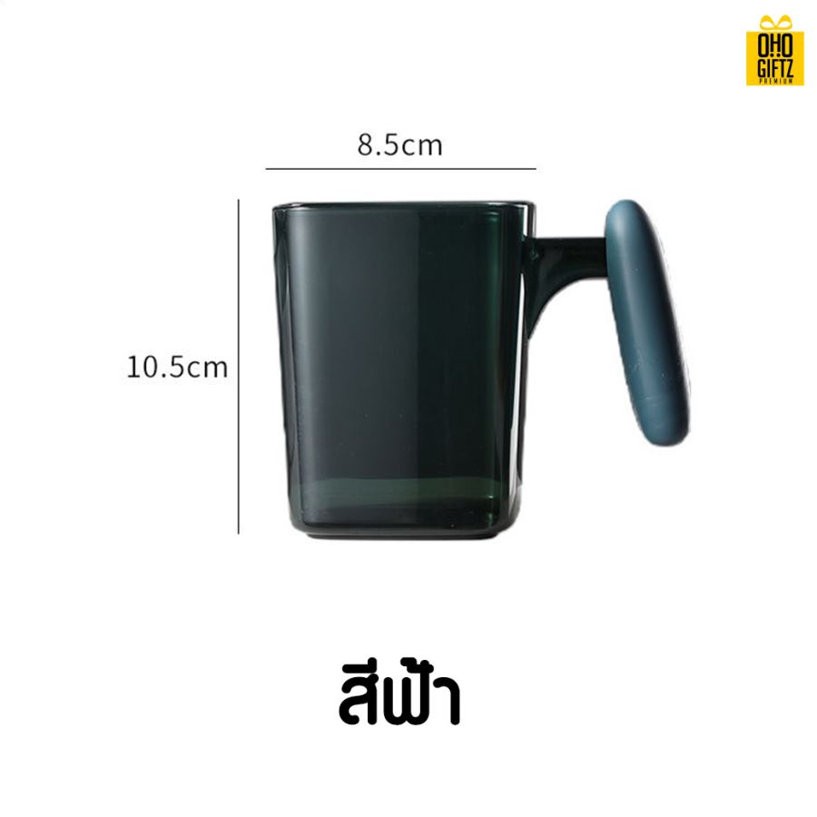 แก้วใส่แปรงมินิมอล สกรีนชื่อ สกรีนโลโก้  ทำเป็นของพรีเมี่ยมได้