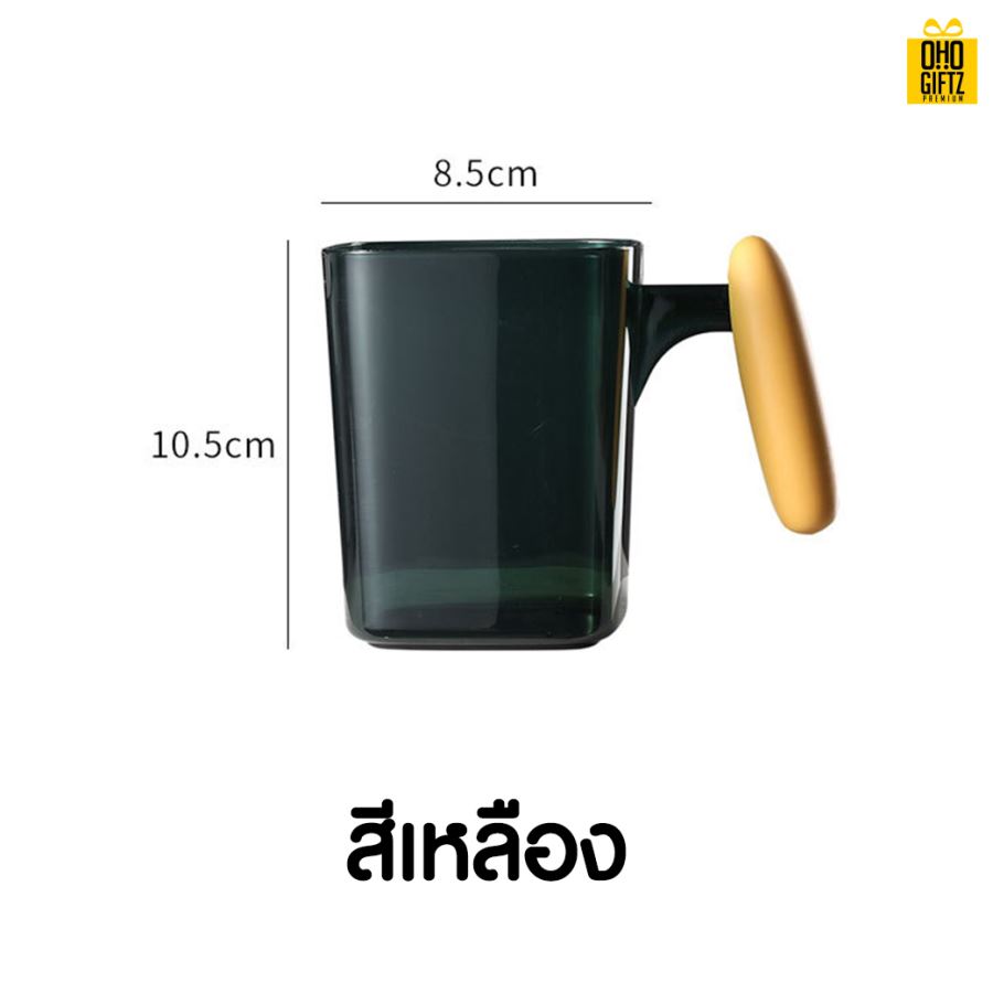 แก้วใส่แปรงมินิมอล สกรีนชื่อ สกรีนโลโก้  ทำเป็นของพรีเมี่ยมได้