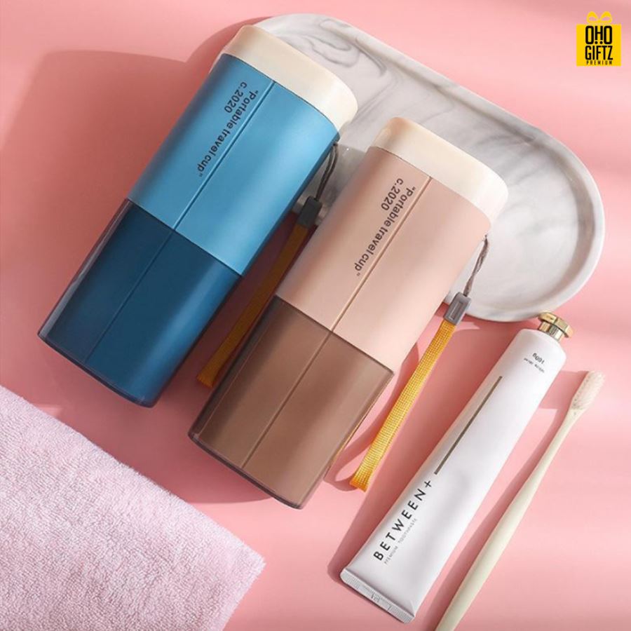 กระบอกเก็บแปรงสีฟัน สกรีนชื่อ สกรีนโลโก้  ทำเป็นของพรีเมี่ยมได้ 