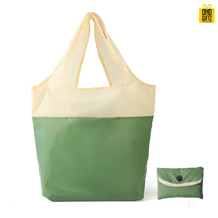 ถุงผ้าพับได้ สกรีนโลโก้ ทำเป็นของพรีเมี่ยม ของที่ระลึก