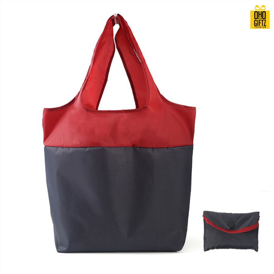 ถุงผ้าพับได้ สกรีนโลโก้ ทำเป็นของพรีเมี่ยม ของที่ระลึก