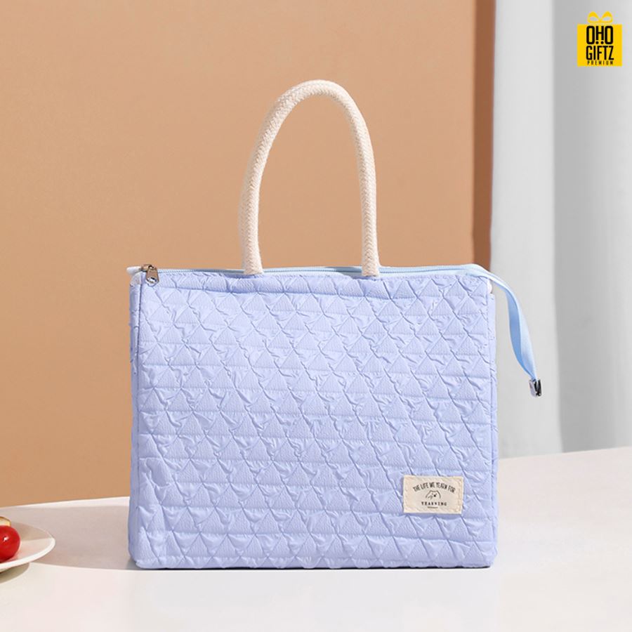 กระเป๋าใส่กล่องข้าว สกรีนโลโก้  ทำเป็นของพรีเมี่ยม