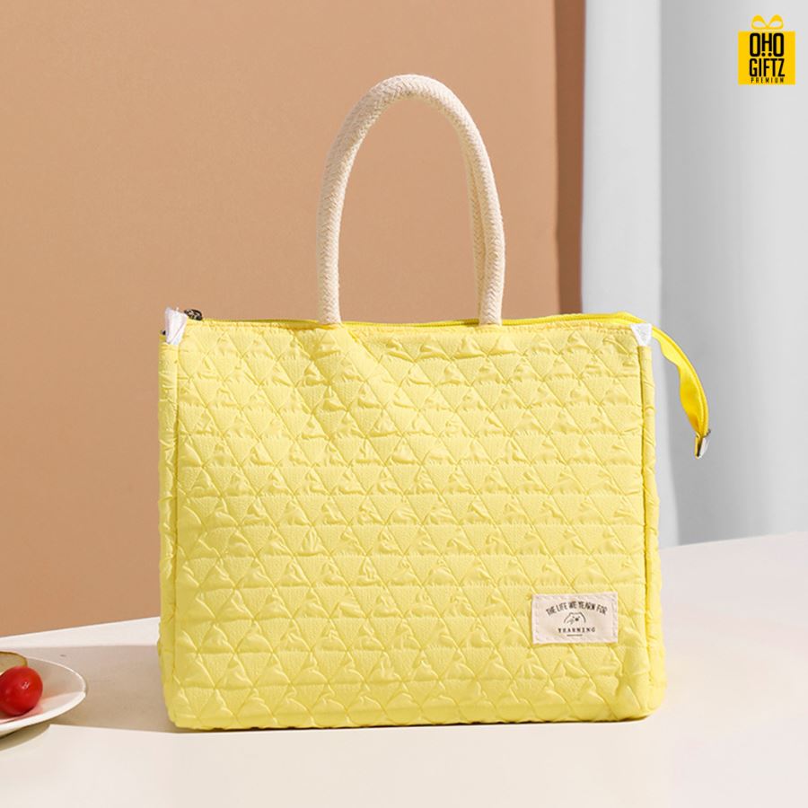 กระเป๋าใส่กล่องข้าว สกรีนโลโก้  ทำเป็นของพรีเมี่ยม