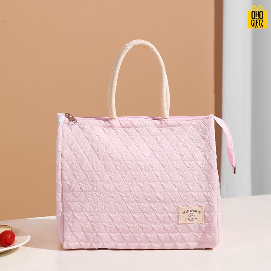 กระเป๋าใส่กล่องข้าว สกรีนโลโก้  ทำเป็นของพรีเมี่ยม