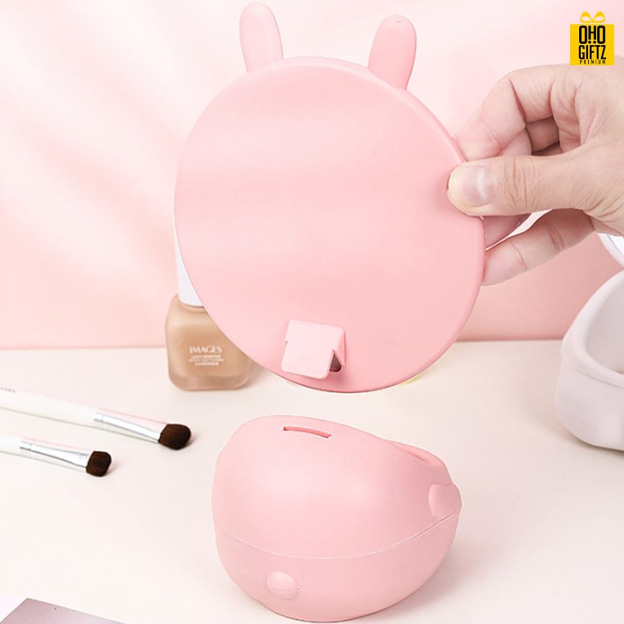 กระจกกระต่าย สกรีนโลโก้ สกรีนชื่อร้าน ทำเป็นของพรีเมี่ยมได้