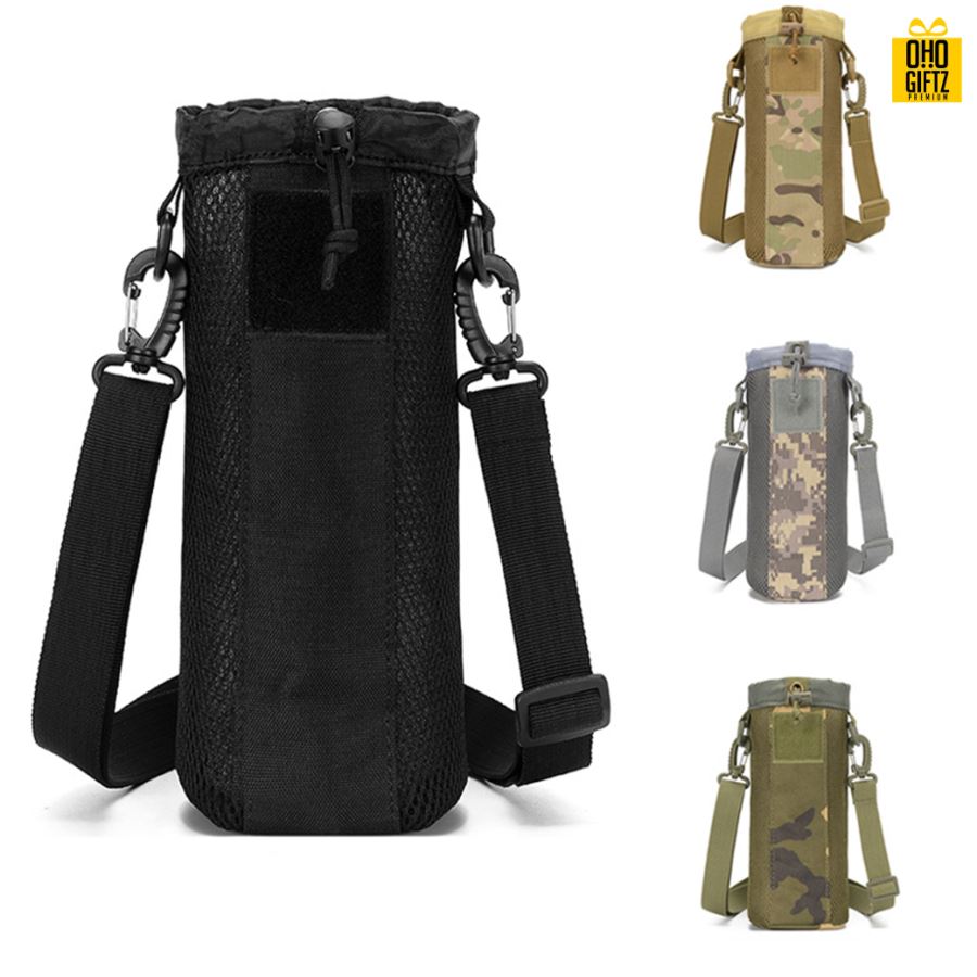 กระเป๋าใส่กระบอกน้ำ สกรีนโลโก้ ทำของพรีเมี่ยมได้