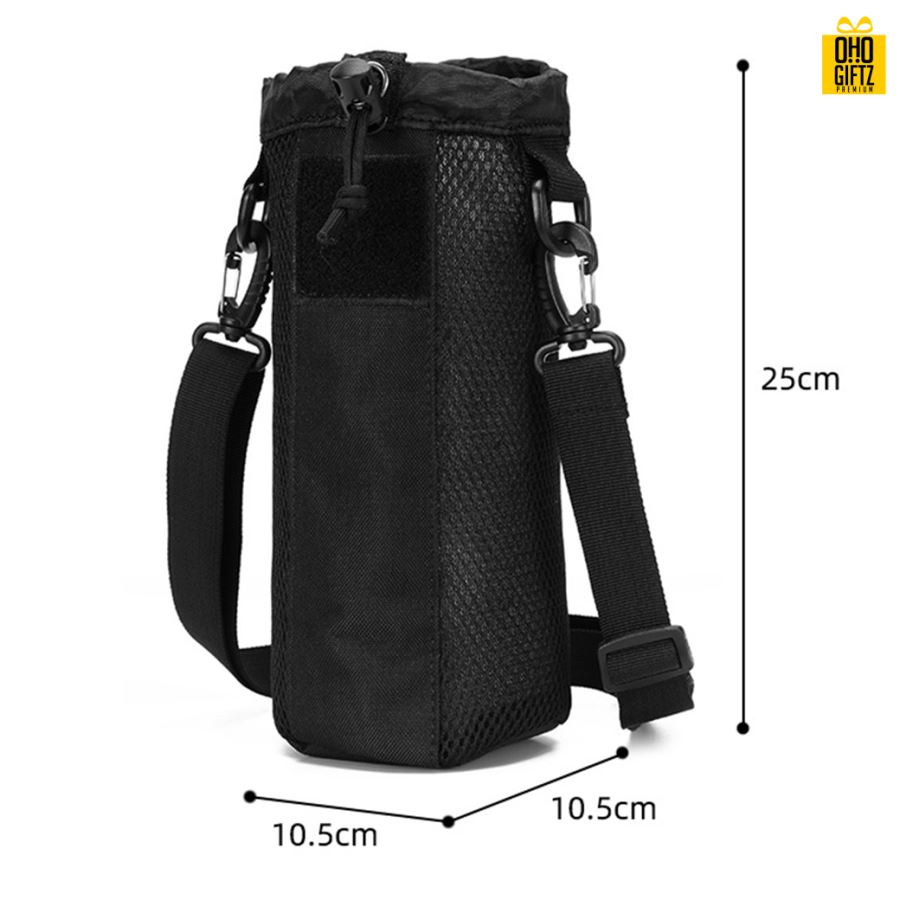 กระเป๋าใส่กระบอกน้ำ สกรีนโลโก้ ทำของพรีเมี่ยมได้