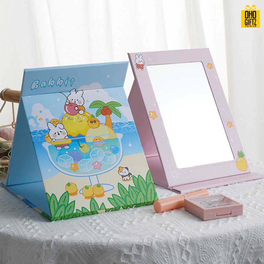 กระจกหุ้มกระดาษแข็ง รับผลิตสกรีนชื่อ สกรีนโลโก้  ทำเป็นของพรีเมี่ยมได้