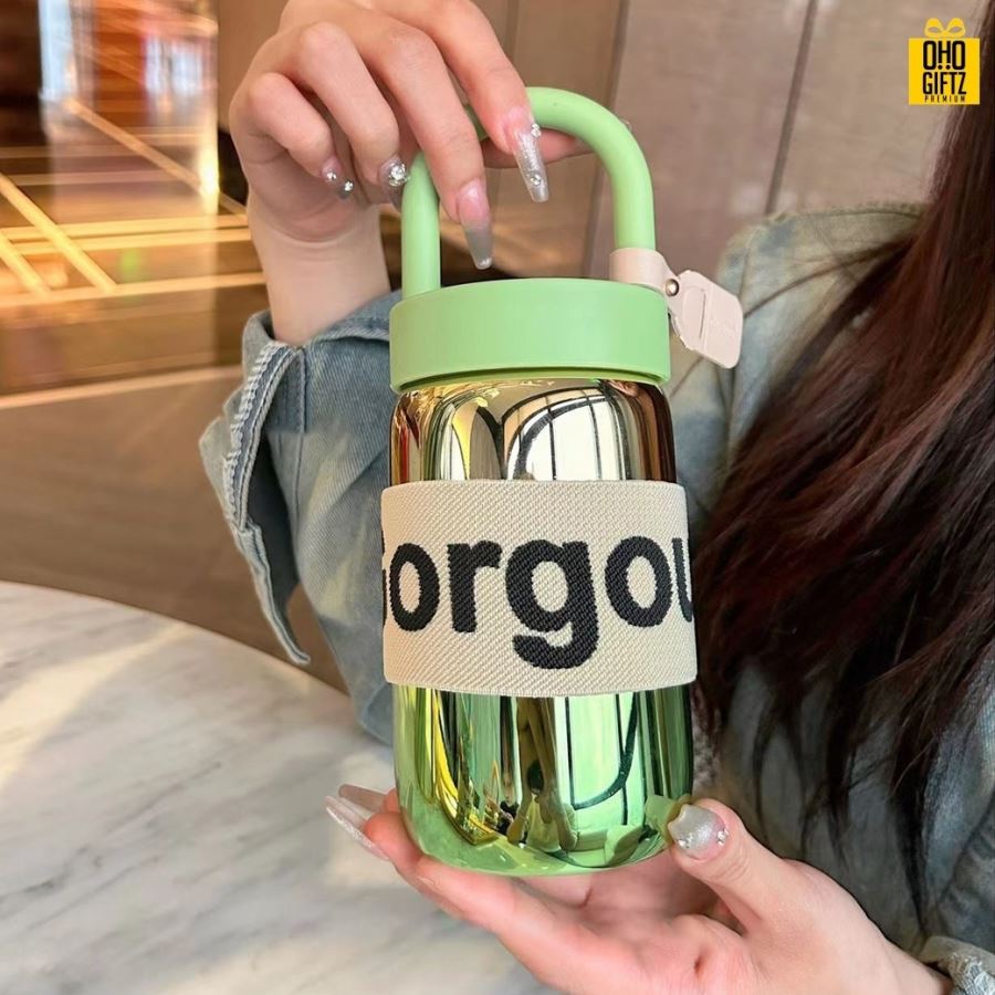 กระบอกน้ำเก็บอุณหภูมิ สกรีนชื่อ โลโก้ฟรี  ทำเป็นของพรีเมี่ยมได้