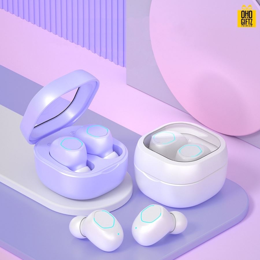 หูฟังบลูทูธไร้สาย สกรีนชื่อ สกรีนโลโก้ ทำเป็นของพรีเมี่ยมได้ 