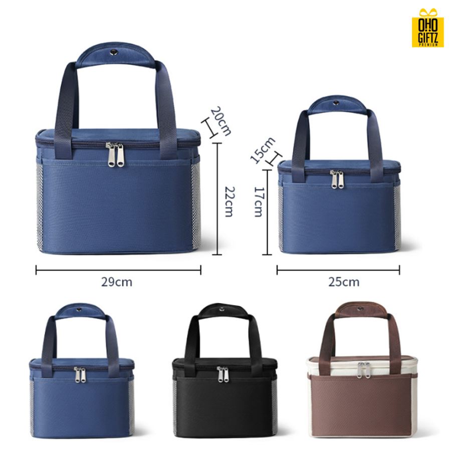 กระเป๋าอาหารเก็บความร้อนความเย็น สกรีนโลโก้  ทำเป็นของพรีเมี่ยม