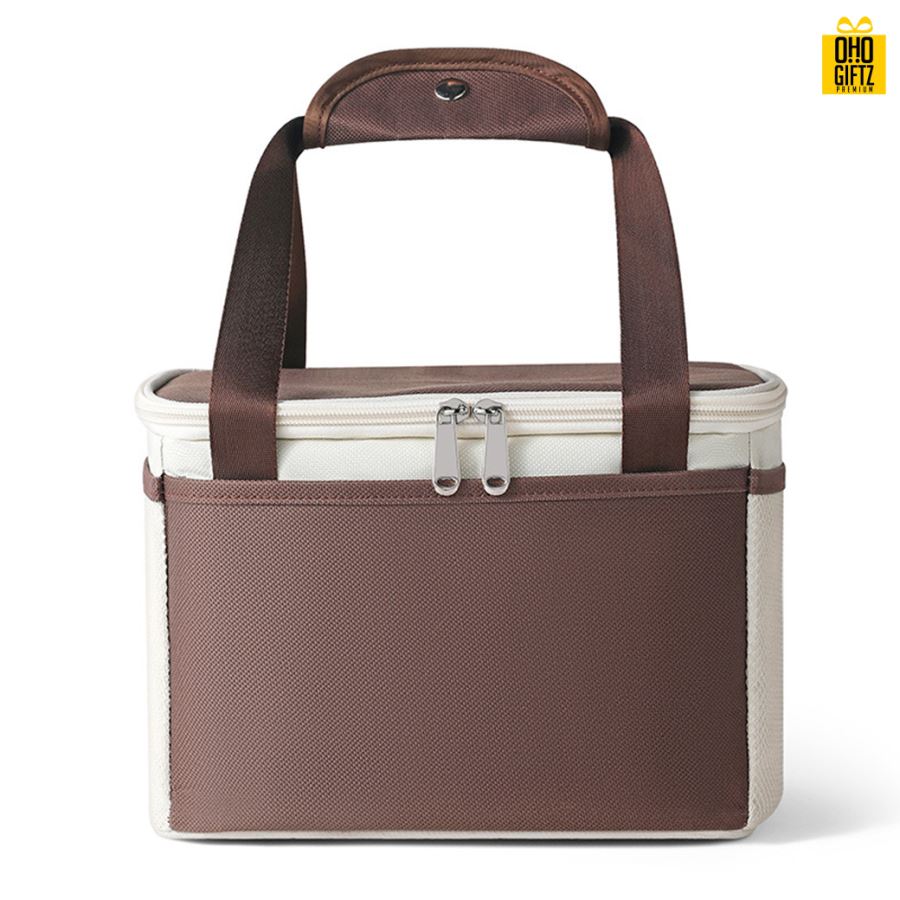 กระเป๋าอาหารเก็บความร้อนความเย็น สกรีนโลโก้  ทำเป็นของพรีเมี่ยม