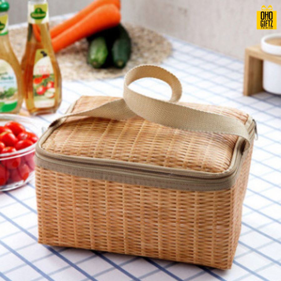 กระเป๋าปิคนิคเก็บร้อน/เย็น สกรีนโลโก้  ทำเป็นของพรีเมี่ยม