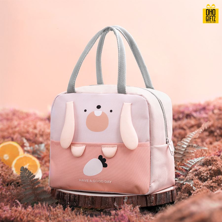 กระเป๋าอาหารเก็บความร้อนความเย็น สกรีนโลโก้  ทำเป็นของพรีเมี่ยม