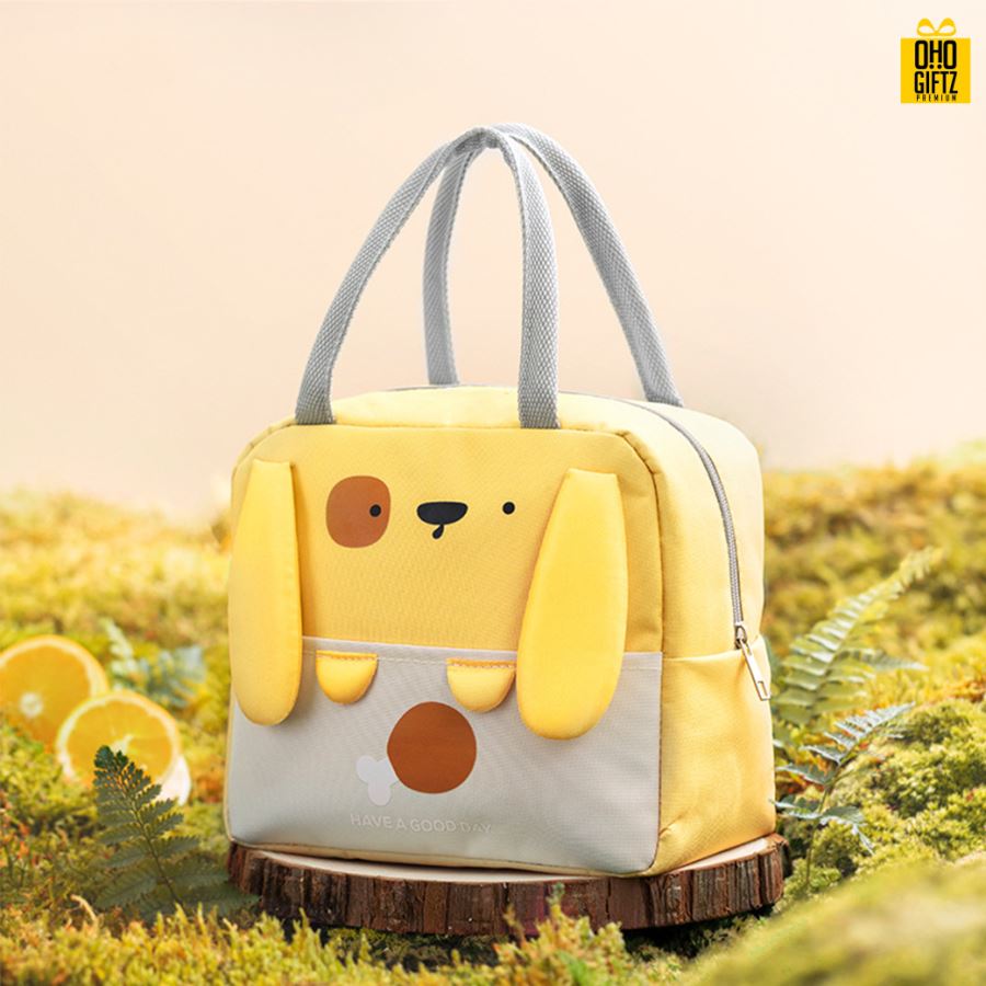 กระเป๋าอาหารเก็บความร้อนความเย็น สกรีนโลโก้  ทำเป็นของพรีเมี่ยม