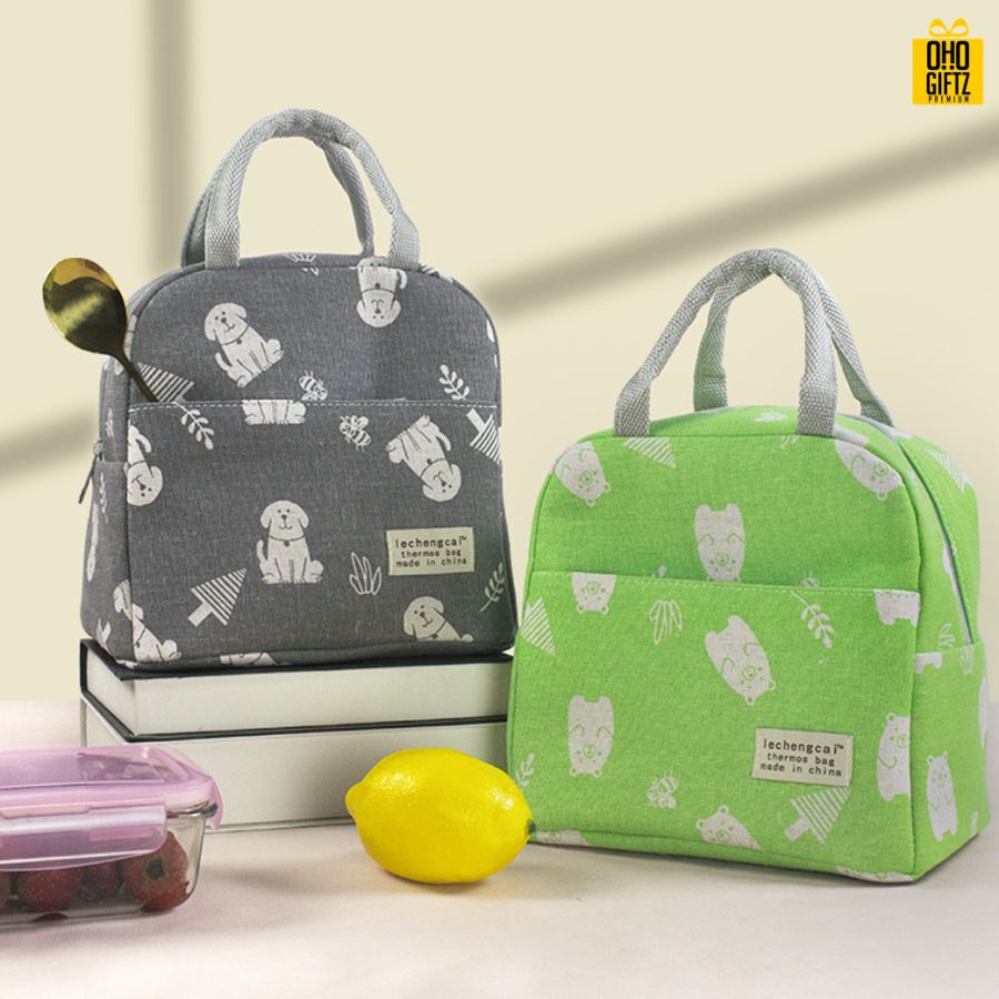 กระเป๋าอาหารเก็บความร้อนความเย็น สกรีนโลโก้  ทำเป็นของพรีเมี่ยม