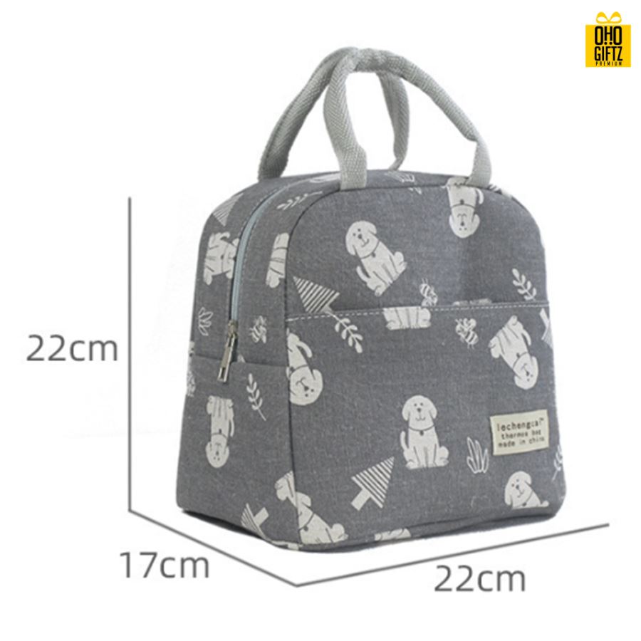 กระเป๋าอาหารเก็บความร้อนความเย็น สกรีนโลโก้  ทำเป็นของพรีเมี่ยม