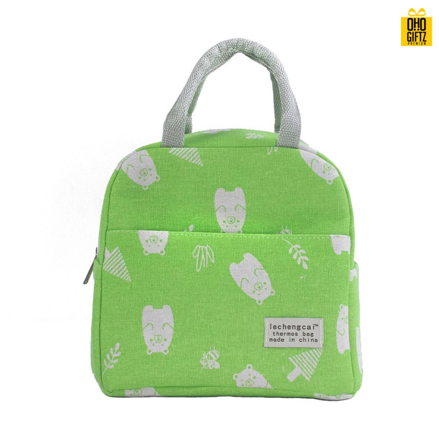 กระเป๋าอาหารเก็บความร้อนความเย็น สกรีนโลโก้  ทำเป็นของพรีเมี่ยม