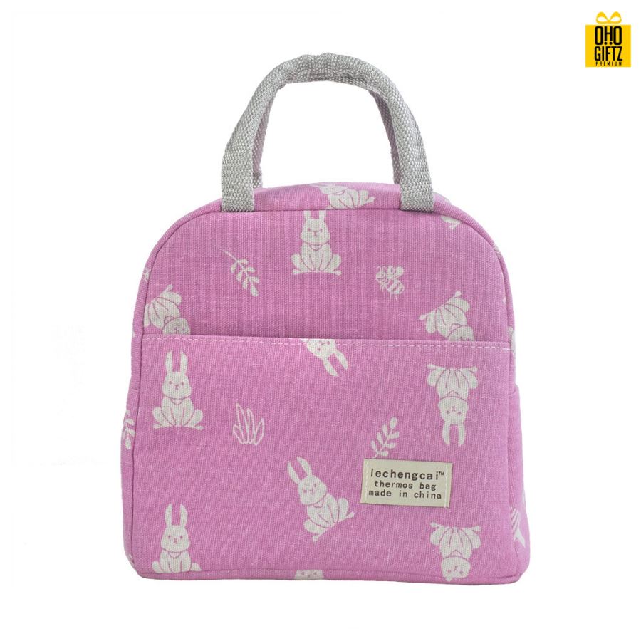 กระเป๋าอาหารเก็บความร้อนความเย็น สกรีนโลโก้  ทำเป็นของพรีเมี่ยม