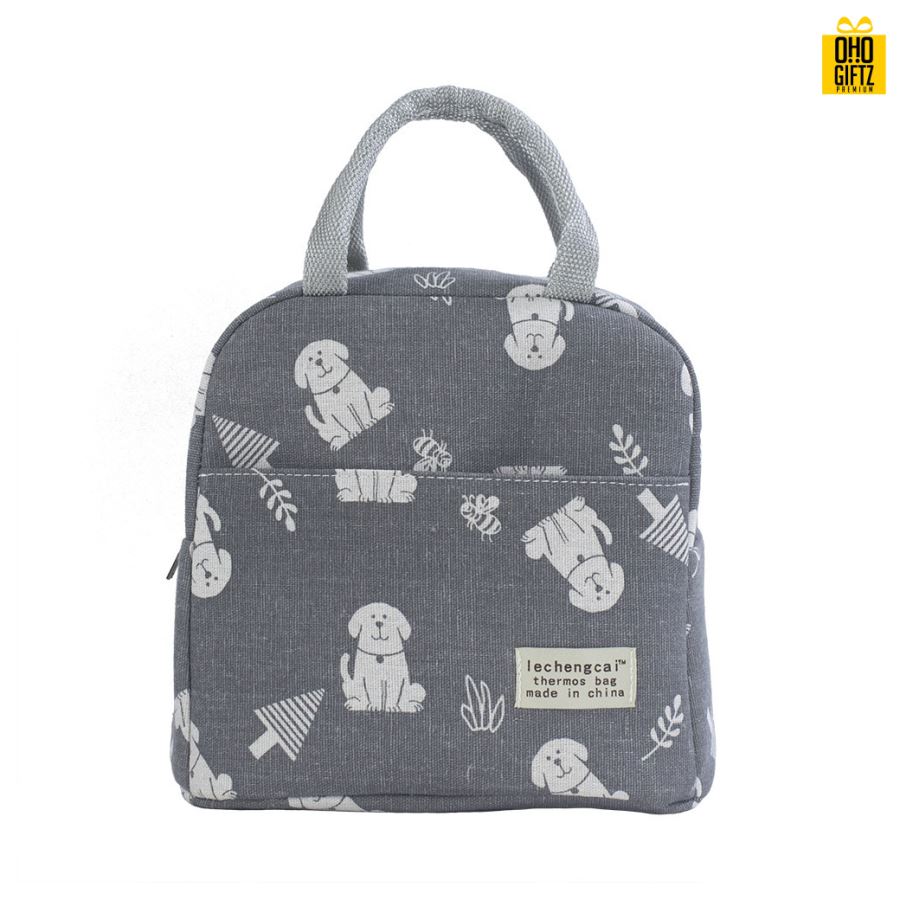 กระเป๋าอาหารเก็บความร้อนความเย็น สกรีนโลโก้  ทำเป็นของพรีเมี่ยม