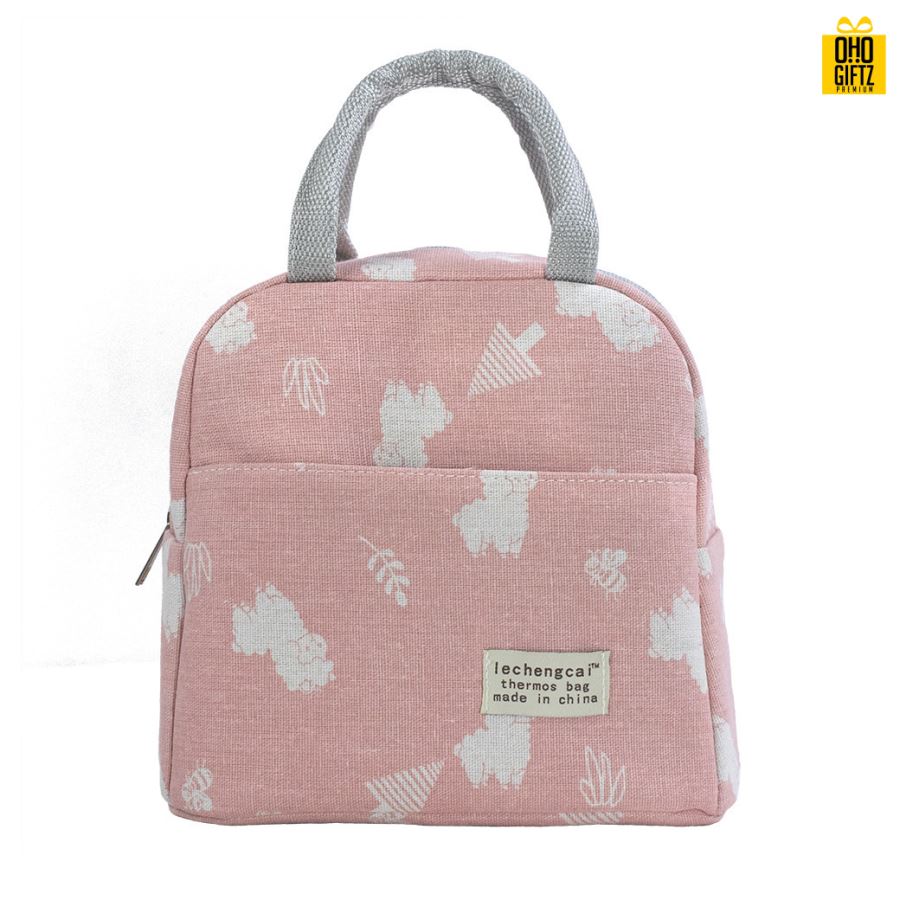 กระเป๋าอาหารเก็บความร้อนความเย็น สกรีนโลโก้  ทำเป็นของพรีเมี่ยม