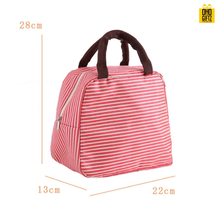 กระเป๋าอาหารเก็บความร้อนความเย็น สกรีนโลโก้  ทำเป็นของพรีเมี่ยม