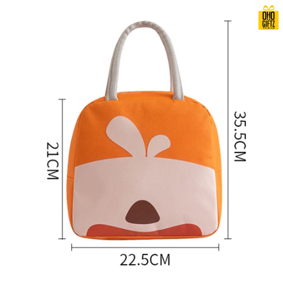 กระเป๋าอาหารเก็บความร้อนความเย็น สกรีนโลโก้  ทำเป็นของพรีเมี่ยม