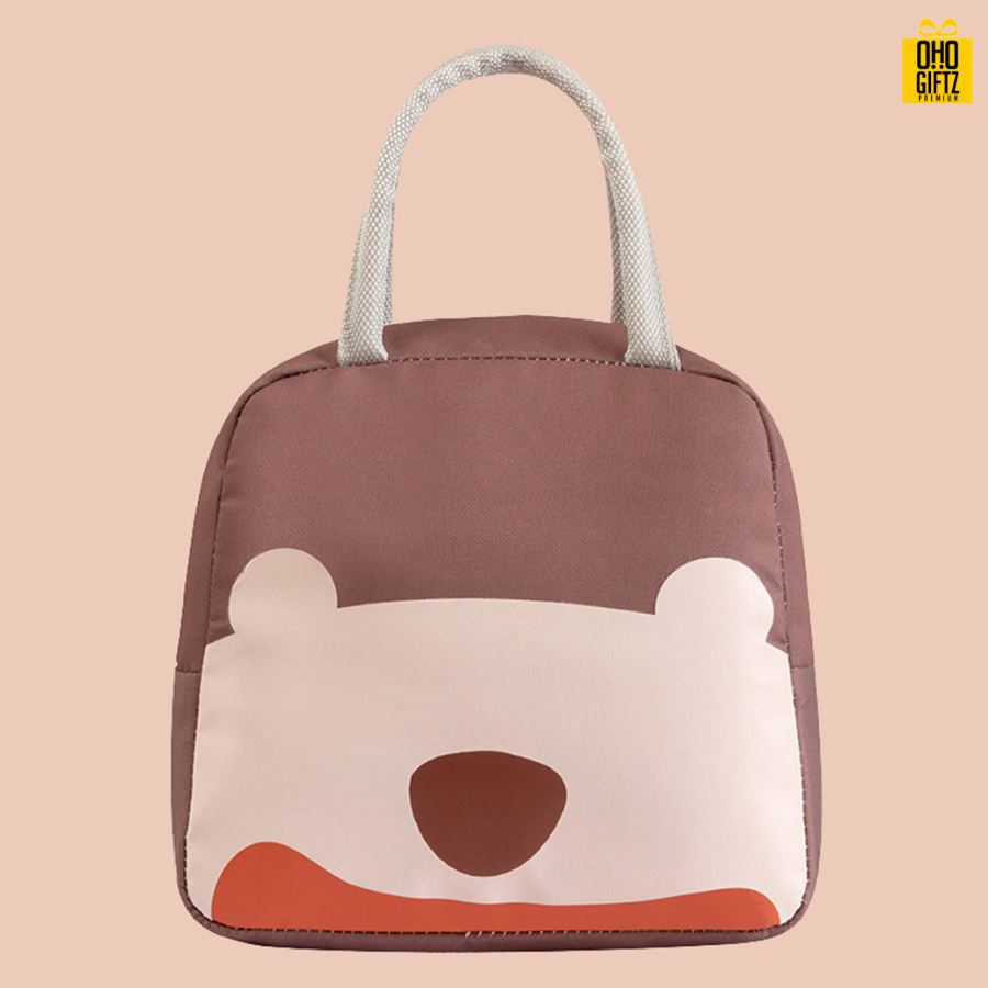 กระเป๋าอาหารเก็บความร้อนความเย็น สกรีนโลโก้  ทำเป็นของพรีเมี่ยม