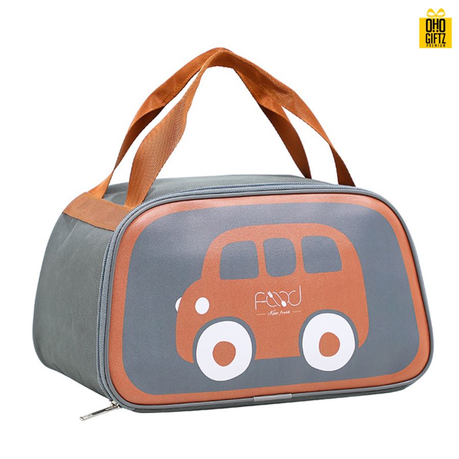 กระเป๋าอาหารเก็บความร้อนความเย็น สกรีนโลโก้  ทำเป็นของพรีเมี่ยม