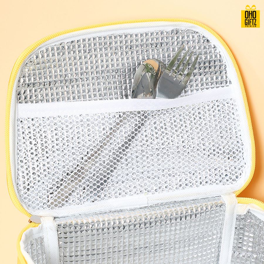 กระเป๋าอาหารเก็บความร้อนความเย็น สกรีนโลโก้  ทำเป็นของพรีเมี่ยม