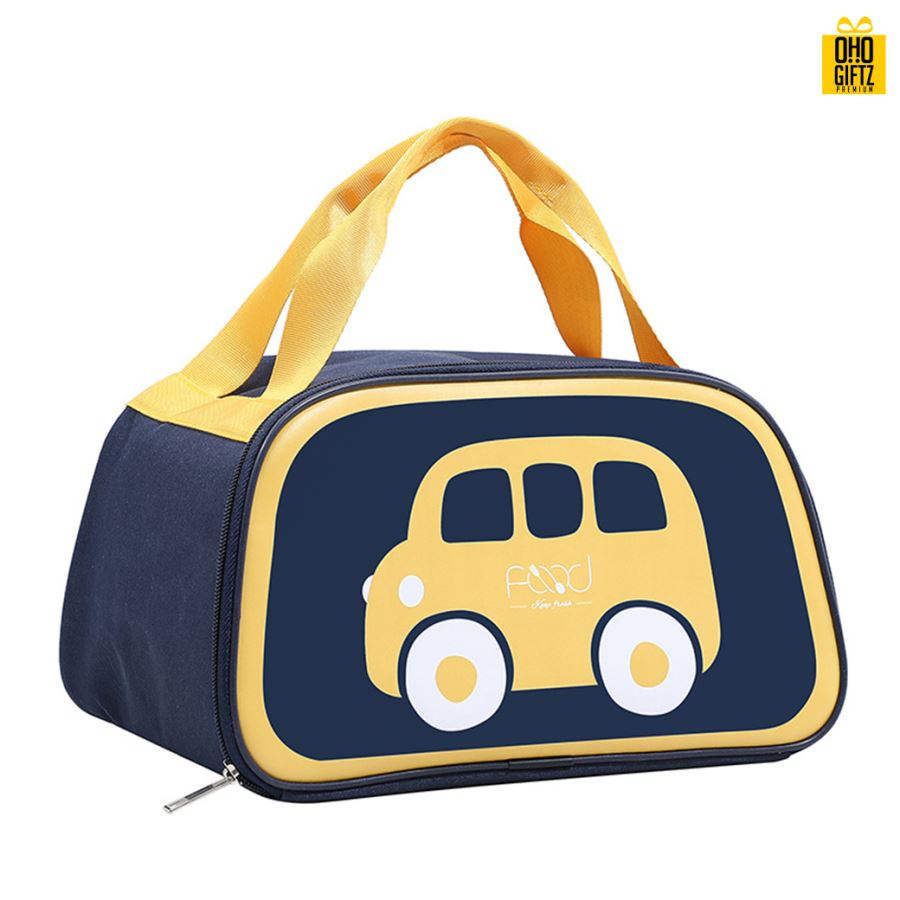 กระเป๋าอาหารเก็บความร้อนความเย็น สกรีนโลโก้  ทำเป็นของพรีเมี่ยม